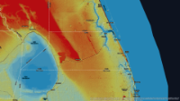 NAVD88 Ground Surface Elevations (ft) -St. Lucie (SFWMD)